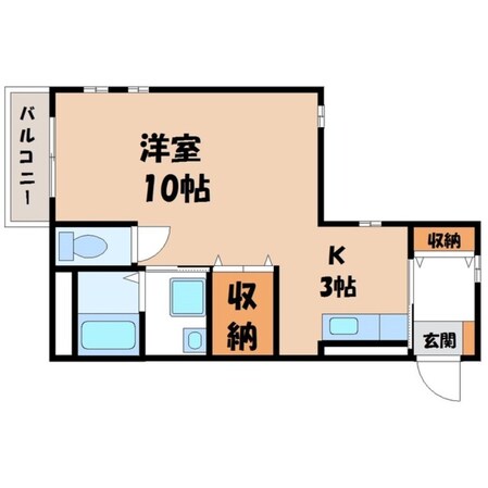 クララビルの物件間取画像